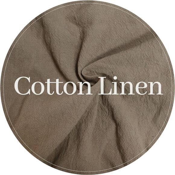 Women's Casual Cotton Linen Rompers Overalls Jumpsuit Brown - Picture 6 of 6